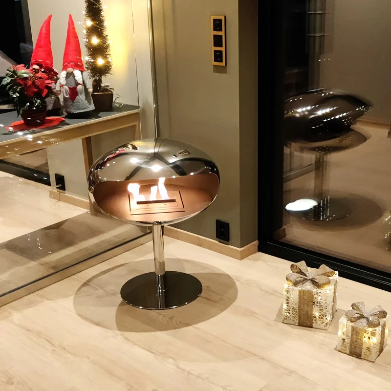 Cocoon Pedestal - poleret stål – billede 3