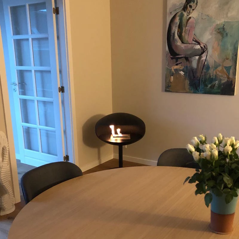 Cocoon Pedestal med sort fod - Sort – billede 6