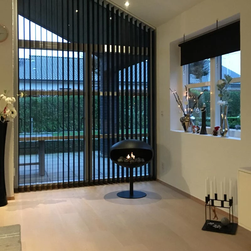 Cocoon Pedestal med sort fod - Sort – billede 9